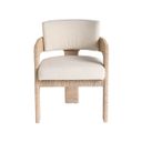 Oasis Abaca Arm Chair In Dockside Natural Tan Oak