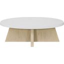 Oasis Cocktail Table In Dockside Tan and Shoreline White