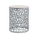 Oasis Coral Side Table In Gray