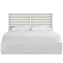 Oasis Shoreline Queen Panel Storage Bed In White Pine