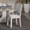 The appearance of Oberto Side Chair Set of 4 In Gray designed by Furniture of America in the transitional interior design. This gray piece of furniture was selected by 1StopBedrooms from Oberto Collection to add a touch of cosiness and style into your home. Sku: SL3406GY-SC-4PK. Material: Rubberwood.
