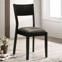 The appearance of Oberwil Side Chair Set of 2 In Black and Gray designed by Furniture of America in the transitional interior design. This black and gray piece of furniture was selected by 1StopBedrooms from Oberwil Collection to add a touch of cosiness and style into your home. Sku: CM3548GY-SC-2PK. Material: Wood.