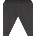 Obsidian End Table In Oak