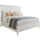 Ocean Breeze Royal Palm Louvered Queen Bed In Sand