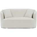 The appearance of Odette Loveseat with 2 Pillows In Beige Chenille designed by ACME in the modern / contemporary interior design. This beige piece of furniture  was selected by 1StopBedrooms from Odette Collection to add a touch of cosiness and style into your home. Sku: LV01918. Material: Chenille.