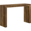 The appearance of Odilia Rectangular Solid Wood Sofa Table Auburn designed by Coaster in the country / farmhouse interior design. This auburn piece of furniture  was selected by 1StopBedrooms from Odilia Collection to add a touch of cosiness and style into your home. Sku: 708419. Material: Wood.