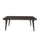 The appearance of Olejo Fixed Top Dining Table In Chocolate designed by Alpine in the modern / contemporary interior design. This chocolate piece of furniture was selected by 1StopBedrooms from Olejo Collection to add a touch of cosiness and style into your home. Sku: 3315-01. Table Top Shape: Rectangular. Material: Solid Pine. Size: 38" x 78".