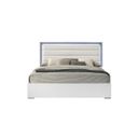 The appearance of Olivia Full Panel Bed In White designed by Galaxy Home Furnishings in the modern / contemporary interior design. This white piece of furniture  was selected by 1StopBedrooms from Olivia Collection to add a touch of cosiness and style into your home. Sku: 601955554510-1;601955554510-2. Bed Type: Panel Bed. Bed Size: Full. Material: Solid Wood.