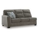 The appearance of Olten Left-Arm Facing Sofa In Graphite designed by Signature Design by Ashley in the modern / contemporary interior design. This graphite piece of furniture  was selected by 1StopBedrooms from Olten Collection to add a touch of cosiness and style into your home. Sku: 3130566. Material: Fabric.