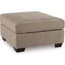 The appearance of Olten Oversized Accent Ottoman In Mocha designed by Signature Design by Ashley in the modern / contemporary interior design. This mocha piece of furniture was selected by 1StopBedrooms from Olten Collection to add a touch of cosiness and style into your home. Sku: 3130408. Material: Polyester.