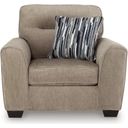 The appearance of Olten Oversized Chair In Mocha designed by Signature Design by Ashley in the modern / contemporary interior design. This mocha piece of furniture was selected by 1StopBedrooms from Olten Collection to add a touch of cosiness and style into your home. Sku: 3130423. Material: Polyester.