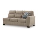 The appearance of Olten Right-Arm Facing Sofa In Mocha designed by Signature Design by Ashley in the modern / contemporary interior design. This mocha piece of furniture was selected by 1StopBedrooms from Olten Collection to add a touch of cosiness and style into your home. Sku: 3130467. Material: Fabric.