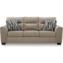 The appearance of Olten Sofa In Mocha designed by Signature Design by Ashley in the modern / contemporary interior design. This mocha piece of furniture was selected by 1StopBedrooms from Olten Collection to add a touch of cosiness and style into your home. Sku: 3130438. Material: Polyester.