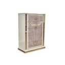 The appearance of Omary Chest In Beige designed by Galaxy Home Furnishings in the modern / contemporary interior design. This beige piece of furniture was selected by 1StopBedrooms from Omary Collection to add a touch of cosiness and style into your home. Sku: 601955553544. Material: Solid Wood.