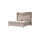 The appearance of Omary Queen Panel Bed In Beige designed by Galaxy Home Furnishings in the modern / contemporary interior design. This beige piece of furniture was selected by 1StopBedrooms from Omary Collection to add a touch of cosiness and style into your home. Sku: 601955553568-1;601955553568-2;601955553568-3. Bed Type: Panel Bed. Bed Size: Queen. Material: Solid Wood.