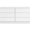The appearance of Onita Dresser In White designed by Signature Design by Ashley in the modern / contemporary interior design. This white piece of furniture was selected by 1StopBedrooms from Onita Collection to add a touch of cosiness and style into your home. Sku: EB9630-231. Material: Wood.