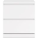 The appearance of Onita Nightstand In White designed by Signature Design by Ashley in the modern / contemporary interior design. This white piece of furniture was selected by 1StopBedrooms from Onita Collection to add a touch of cosiness and style into your home. Sku: EB9630-292. Material: Wood.