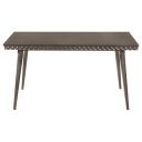 The appearance of Onslow 59 Inch Rectangular Wood Dining Table In Dark Brown designed by Coaster in the transitional interior design. This dark brown piece of furniture was selected by 1StopBedrooms from Onslow Collection to add a touch of cosiness and style into your home. Sku: 108621. Material: MDF. Table Top Shape: Rectangular. Size: 36" x 59".