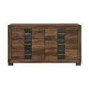 The appearance of Optimus Dresser In Black and Brown designed by Global Furniture USA in the modern / contemporary interior design. This black/brown piece of furniture was selected by 1StopBedrooms from Optimus Collection to add a touch of cosiness and style into your home. Sku: OPTIMUS-BRWN/BLK-DR. Material: Leather Like Vinyl.