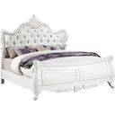 Opulence Queen Panel Bed In White