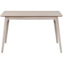 The appearance of Oscar Counter Height Table In White Ash designed by New Classic in the modern / contemporary interior design. This white piece of furniture was selected by 1StopBedrooms from Oscar Collection to add a touch of cosiness and style into your home. Sku: D1651W-12. Table Top Shape: Rectangular. Size: 59" x 35". Material: Solid Wood.