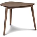 The appearance of Oscar Natural Walnut Corner Table designed by New Classic in the transitional interior design. This brown piece of furniture was selected by 1StopBedrooms from Oscar Collection to add a touch of cosiness and style into your home. Sku: D1651-13. Material: Wood. Table Top Shape: Free Form. Size: 35" x 32".