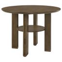 The appearance of Ottowa 47 Inch Round Counter Height Dining Table In Brown designed by Coaster in the modern / contemporary interior design. This brown piece of furniture was selected by 1StopBedrooms from Ottowa Collection to add a touch of cosiness and style into your home. Sku: 193668. Table Top Shape: Round. Material: MDF. Size: 47".