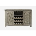 The appearance of Outer Banks Buffet Server with Wine Bottle and Glass Storage In Driftwood designed by Jofran in the rustic / southwestern interior design. This driftwood piece of furniture was selected by 1StopBedrooms from Outer Banks Collection to add a touch of cosiness and style into your home. Sku: 1841-95. Material: Pine.