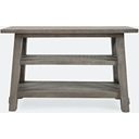 The appearance of Outer Banks Sofa Table In Driftwood designed by Jofran in the transitional interior design. This driftwood piece of furniture  was selected by 1StopBedrooms from Outer Banks Collection to add a touch of cosiness and style into your home. Sku: 1840-4. Material: Pine.