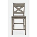 The appearance of Outer Banks X-Back Stool Set of 2 In Driftwood designed by Jofran in the transitional interior design. This driftwood piece of furniture was selected by 1StopBedrooms from Outer Banks Collection to add a touch of cosiness and style into your home. Sku: 1841-BS420KD. Material: Pine.