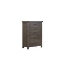 The appearance of Outfitter's Post 5 Drawer Chest in Bourbon designed by FD Home in the traditional interior design. This bourbon piece of furniture was selected by 1StopBedrooms from Outfitter's Post Collection to add a touch of cosiness and style into your home. Sku: 7118-11. Material: Poplar Solid.