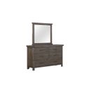 The appearance of Outfitter's Post Landscape Bedroom Mirror in Bourbon designed by FD Home in the traditional interior design. This bourbon piece of furniture was selected by 1StopBedrooms from Outfitter's Post Collection to add a touch of cosiness and style into your home. Sku: 7118-06. Material: Poplar Solid.