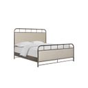 The appearance of Outfitter's Post Upholstered Queen Metal Bed in Bourbon designed by FD Home in the traditional interior design. This bourbon piece of furniture was selected by 1StopBedrooms from Outfitter's Post Collection to add a touch of cosiness and style into your home. Sku: 7118-13;7118-14;7118-08. Bed Size: Queen. Material: Poplar Solid. Bed Type: Metal Bed.