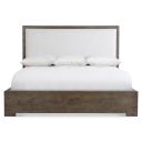 Outline Queen Panel Bed In Brown Boucle