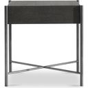 The appearance of Outline Side Table In Charcoal designed by Bernhardt in the modern / contemporary interior design. This charcoal piece of furniture  was selected by 1StopBedrooms from Outline Collection to add a touch of cosiness and style into your home. Sku: 360126. Material: Wood.