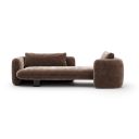 Overlap Bedroom Chaise In Brown