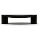 The appearance of Overlap Dark Round Cocktail Table In Black designed by Caracole in the modern / contemporary interior design. This black piece of furniture  was selected by 1StopBedrooms from Overlap Collection to add a touch of cosiness and style into your home. Sku: CLA-425V-407. Material: Stone.
