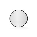 Overlap Dark Wall Mirror In Black