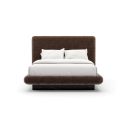Overlap Queen Upholstered Bed In Brown