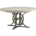 The appearance of Oyster Bay Calerton Round Dining Table designed by Lexington in the transitional interior design. This oyster piece of furniture was selected by 1StopBedrooms from Oyster Bay Collection to add a touch of cosiness and style into your home. Sku: 714-875C. Table Top Shape: Round. Material: Wood. Size: 58".