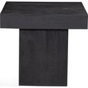 The appearance of Padula Square End Table In Black designed by Bassett Mirror Company in the modern / contemporary interior design. This black piece of furniture  was selected by 1StopBedrooms from Padula Collection to add a touch of cosiness and style into your home. Sku: 9410-LR-250. Material: Wood.