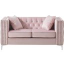 Paige Pink Loveseat