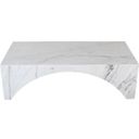 The appearance of Palermo Marble Coffee Table In White and Natural designed by Meridian in the modern / contemporary interior design. This white and natural piece of furniture was selected by 1StopBedrooms from Palermo Collection to add a touch of cosiness and style into your home. Sku: 99093White-CT. Material: Marble.