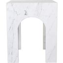 The appearance of Palermo Marble End Table In White and Natural designed by Meridian in the modern / contemporary interior design. This white and natural piece of furniture was selected by 1StopBedrooms from Palermo Collection to add a touch of cosiness and style into your home. Sku: 99093White-ET. Material: Marble.