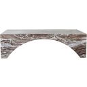 The appearance of Palermo Marble Coffee Table In Brown and Natural designed by Meridian in the modern / contemporary interior design. This brown and natural piece of furniture  was selected by 1StopBedrooms from Palermo Collection to add a touch of cosiness and style into your home. Sku: 99093Brown-CT. Material: Marble.