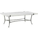 The appearance of Palermo Rectangular Cocktail Table In White and Natural Grey designed by Fairfield Chair in the modern / contemporary interior design. This white and natural grey piece of furniture  was selected by 1StopBedrooms from Palermo Collection to add a touch of cosiness and style into your home. Sku: 8000-93. Material: Marble.