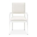 The appearance of Palm Gate Dining Arm Chair Set of 2 In Cloud White designed by Michael Amini in the modern / contemporary interior design. This cloud white piece of furniture was selected by 1StopBedrooms from Palm Gate Collection to add a touch of cosiness and style into your home. Sku: N9086004-108. Material: Wood.
