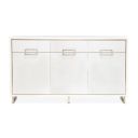 The appearance of Palm Gate Sideboard In Cloud White designed by Michael Amini in the modern / contemporary interior design. This cloud white piece of furniture was selected by 1StopBedrooms from Palm Gate Collection to add a touch of cosiness and style into your home. Sku: N9086007-108. Material: Wood.