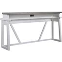 The appearance of Palmetto Heights Console Bar Table In White designed by Liberty in the modern / contemporary interior design. This white piece of furniture was selected by 1StopBedrooms from Palmetto Heights Collection to add a touch of cosiness and style into your home. Sku: 499-OT7236. Material: Rubberwood.