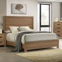 Panelli Queen Bed In Walnut